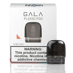 INNOKIN Gala - Plex3D. Replacement heat PODS for the Innokin Gala Pod Kit.

With a simple bottom filled design, topping up is fast and hassle free; simply remove the silicone plug and refill as needed. Buy NUCIG UK.