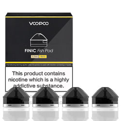 VOOPOO FINIC FISH Pod - 1.5ohm - 1.7ml buy from NUCIG UK.